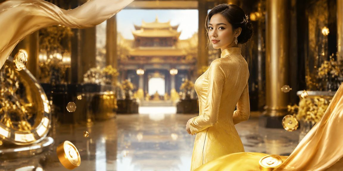 Thành viên VIP tại Huế tham gia casino giải trí trong trang phục áo dài